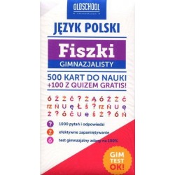 Język polski. Fiszki gimnazjalisty