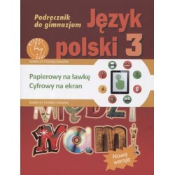 Język polski Między nami GIMN kl.3 podręcznik / podręcznik dotacyjny