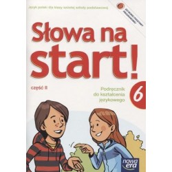 Język polski Słowa na start! SP kl.6 podręcznik językowy cz.2 