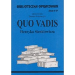 Biblioteczka opracowań 27. Quo Vadis