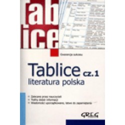 Tablice cz. 1 literatura polska