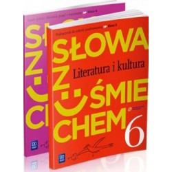 Język polski Słowa z uśmiechem SP kl.6 podręcznik literacki ze słowniczkiem