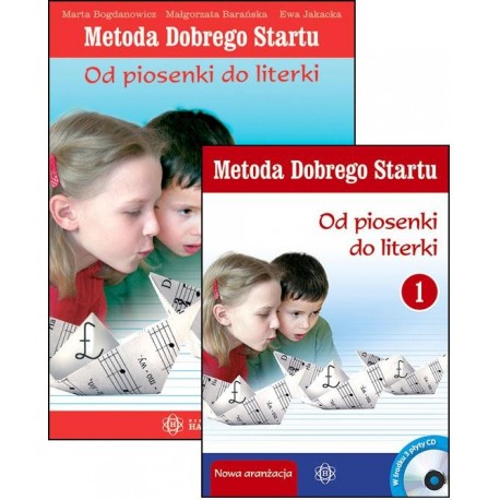 METODA DOBREGO STARTU – OD PIOSENKI DO LITERKI. CZĘŚĆ 1 – Podręcznik + 3 płyty CD