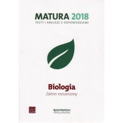Biologia Matura 2018 Testy i arkusze z odpowiedziami / zakres rozszerzony