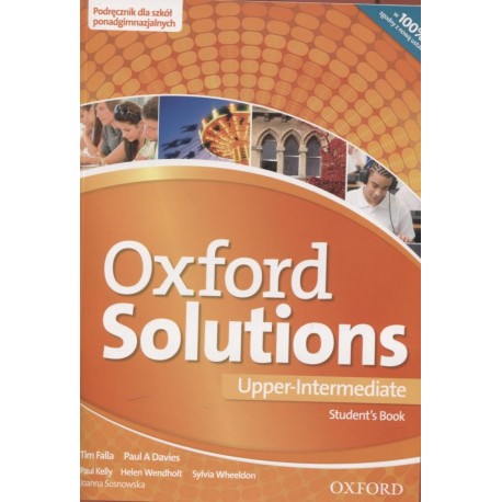 essence shortly Attach to Język angielski Oxford Solutions Upper-Intermediate podręcznik LO - Mambo